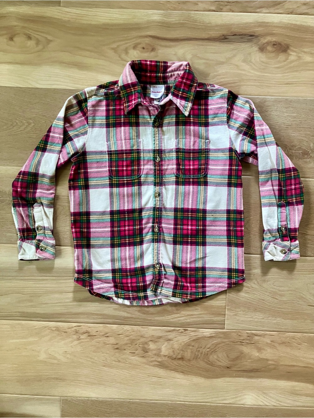 Hanna Andersson Plaid Button-Down Shirt
